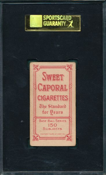 1909-1911 T206 Tannehill, L., Sweet Caporal Cigarettes SGC 20 *Factory 25* 