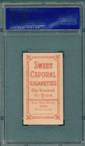 1909-1911 T206 Leach, Bending Over, Sweet Caporal Cigarettes PSA 4 (MK) *Factory 25* 