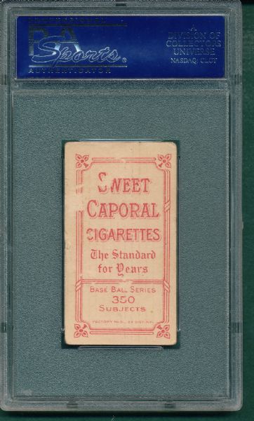 1909-1911 T206 Hall Sweet Caporal Cigarettes PSA 3