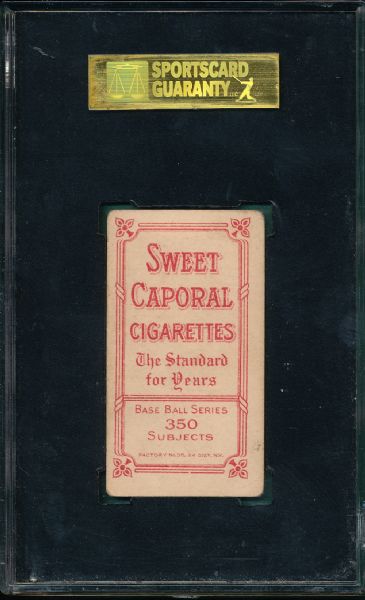 1909-1911 T206 Schreck Sweet Caporal Cigarettes SGC 40