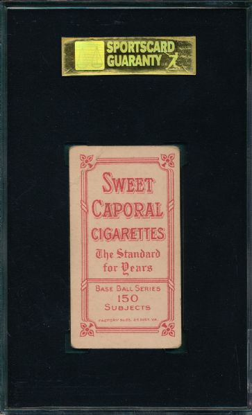 1909-1911 T206 Doolin Sweet Caporal Cigarettes SGC 40 *Factory 25*