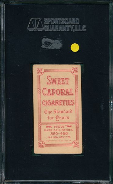 1909-1911 T206 Payne Sweet Caporal Cigarettes SGC 50 *Factory 25*