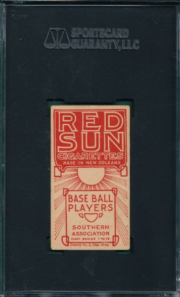 1910 T211 Cross Red Sun Cigarettes SGC 55 *Only One Higher*