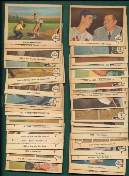 1959 Fleer Ted Williams, Partial Set (54)