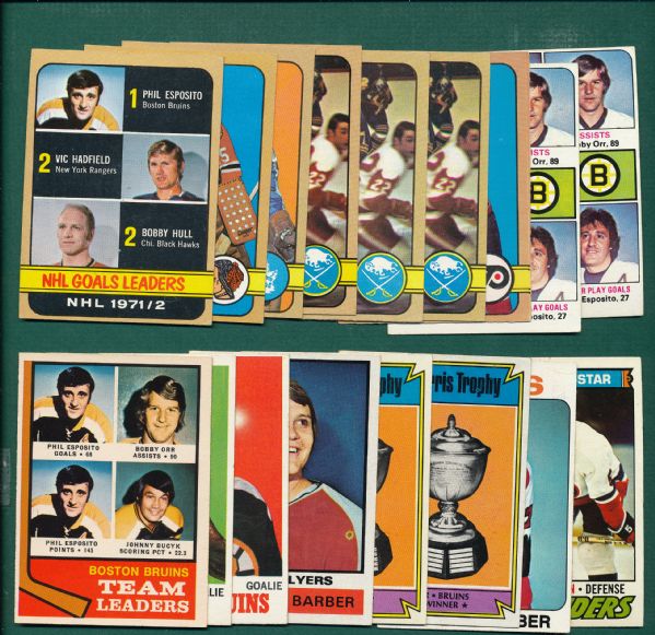1969-77 Topps HCKY (27) Card Lot W/ Richard
