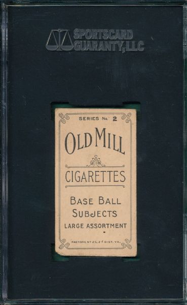 1910 T210-2 Kunkel Old Mill Cigarettes SGC 35