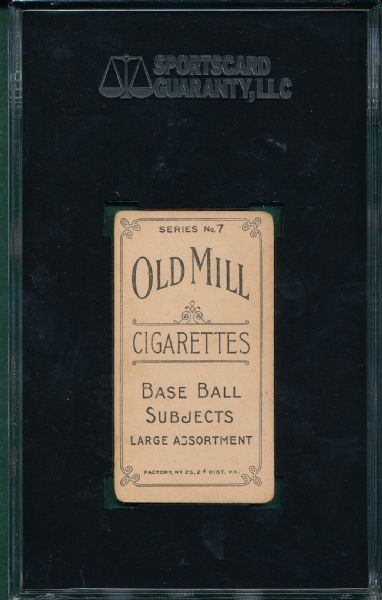 1910 T210-7 Cooney Old Mill Cigarettes SGC 40