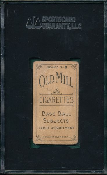 1910 T210-8 Seitz Old Mill Cigarettes SGC 20