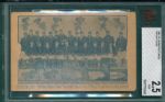 1907 Chicago Cubs Team Postcard, F. P. Burke BVG 2.5