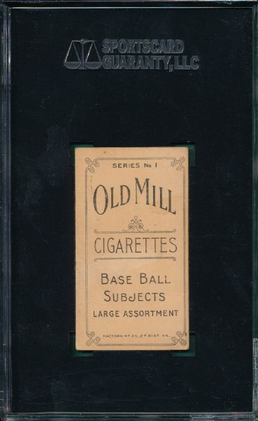 1910 T210-1 Kalkhoff Old Mill Cigarettes SGC 40