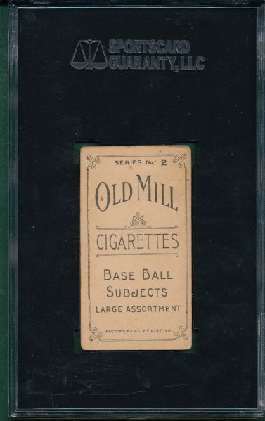 1910 T210-2 Lucia Old Mill Cigarettes SGC 30