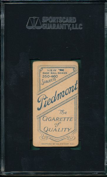 1909-1911 T206 Wiltse, Pitching, Piedmont Cigarettes SGC 30 *Factory 42*