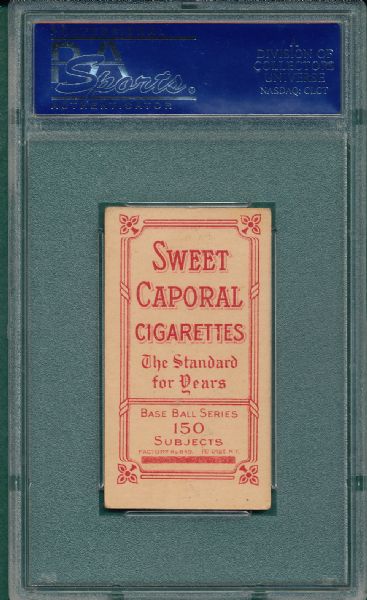 1909-1911 T206 Jones, Tom, Sweet Caporal Cigarettes PSA 4