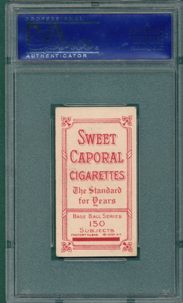 1909-1911 T206 Killian, Pitching, Sweet Caporal Cigarettes PSA 5 (MC)