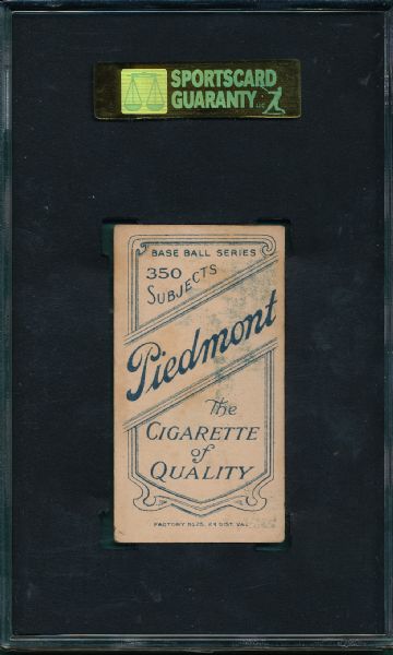 1909-1911 T206 Starr Piedmont Cigarettes SGC 50