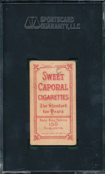 1909-1911 T206 Spencer Sweet Caporal Cigarettes SGC 20 *Factory 25* 