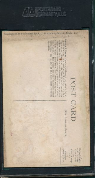 1907 Dietsche Postcard Pat Moran SGC 10