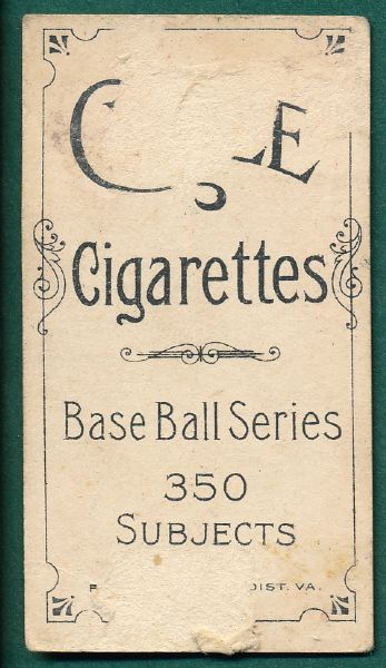 1909-1911 T206 Bush Cycle Cigarettes 