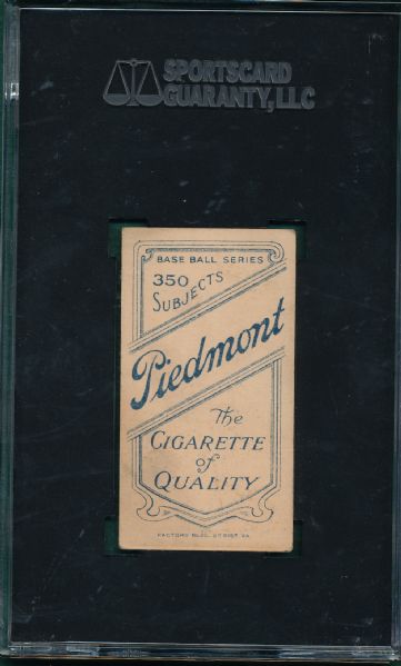 1909-1911 T206 Atz Piedmont Cigarettes SGC 60