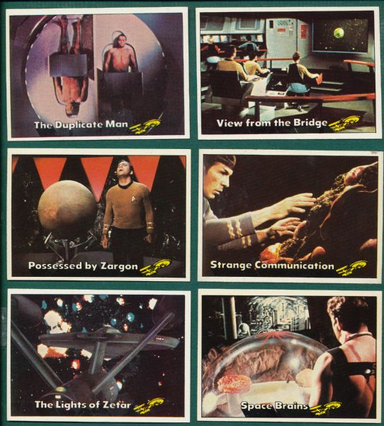 1976 Topps Star Trek (6) Card Lot *High Grade*