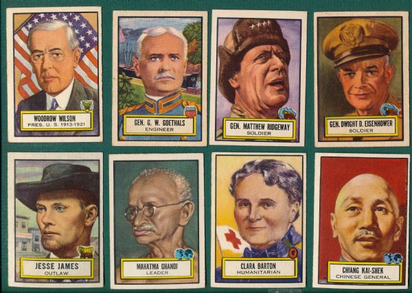 1952 Topps Look 'N See Lot of (20) W/ Ben Franklin