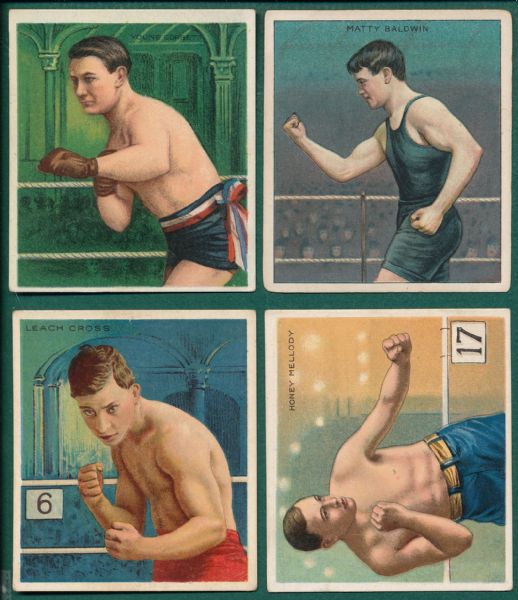 1910 T218 Mecca & Hassan Cigarettes Lot of (11) W/ Boxers