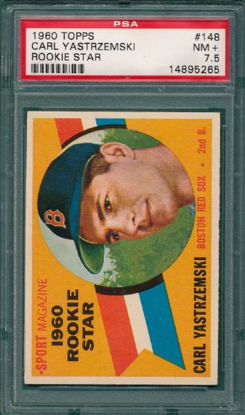 1960 Topps #148 Carl Yastrzemski PSA 7.5 *Rookie*