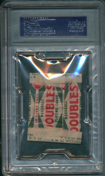 1951 Topps Red Back 1 cent Wax Pack PSA 8