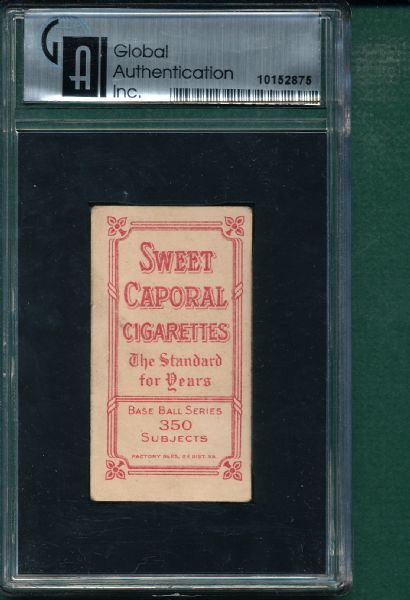 1909-1911 T206 Burchell Sweet Caporal Cigarettes GAI 3.5 *Factory 25* 