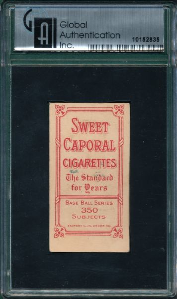 1909-1911 T206 Downs Sweet Caporal Cigarettes GAI 4.5 *Factory 25* 