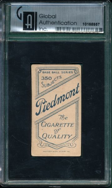 1909-1911 T206 Perring Piedmont Cigarettes GAI 3.5