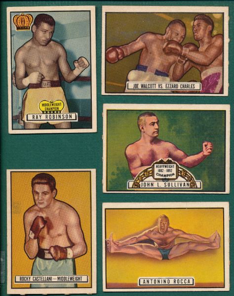 1951 Topps Ringside Partial Set (43) W/ Ray Robinson