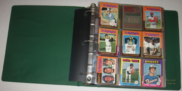 1975 Topps Baseball Partial Set (590/660) 