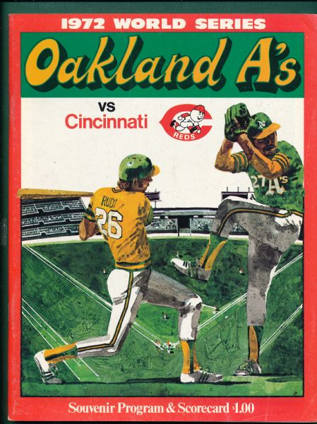 1966 & 1972 World Series Programs, Lot of (2)