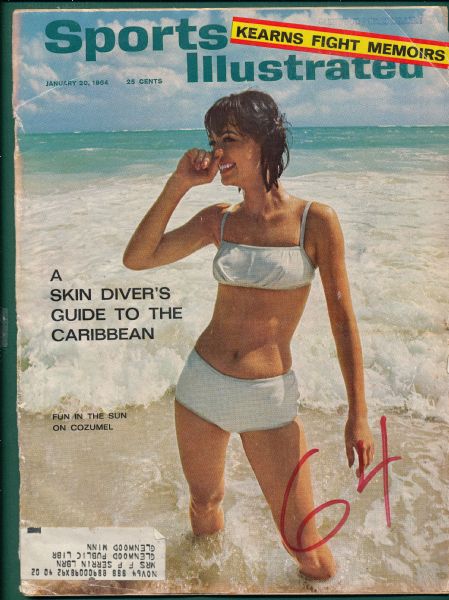 Sports Illustrated Steve Prefontaine & 1964 Swim Suit Issue (1st)
