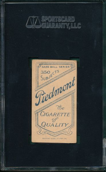 1909-1911 T206 Jordan Piedmont Cigarettes SGC 40 *Southern League*