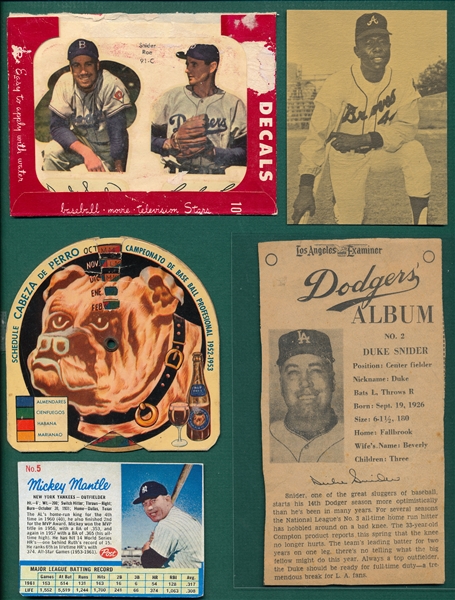 1934-78 Baseball Card & Memorabilia Lot of (200+)