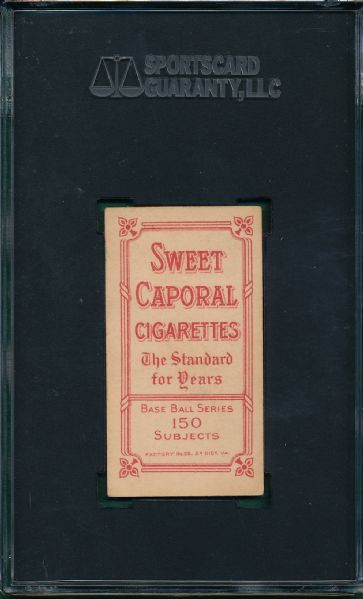 1909-1911 T206 Spencer Sweet Caporal Cigarettes SGC 55