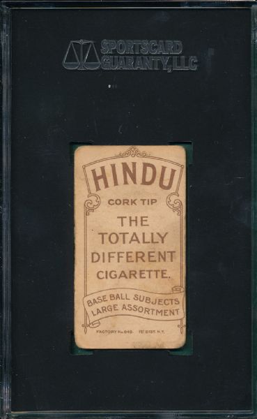 1909-1911 T206 Ritchey Hindu Cigarettes SGC 30