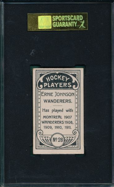 1911-12 C55 #28 Ernie Johnson Imperial Tobacco SGC 50