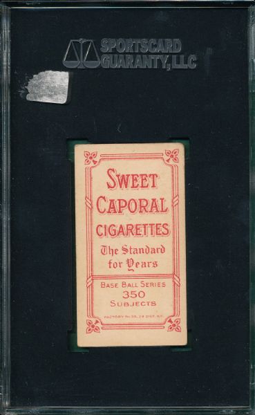 1909-1911 T206 Blackburne Sweet Caporal Cigarettes SGC 50