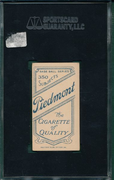 1909-1911 T206 Anderson Piedmont Cigarettes SGC 60