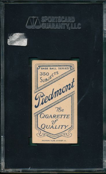 1909-1911 T206 Jackson Piedmont Cigarettes SGC 50