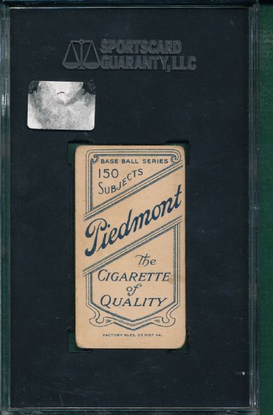 1909-1911 T206 Dahlen, Boston, Piedmont Cigarettes SGC 40