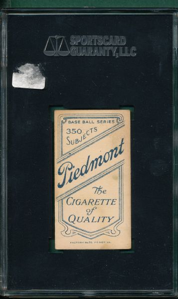 1909-1911 T206 Kruger Piedmont Cigarettes SGC 40