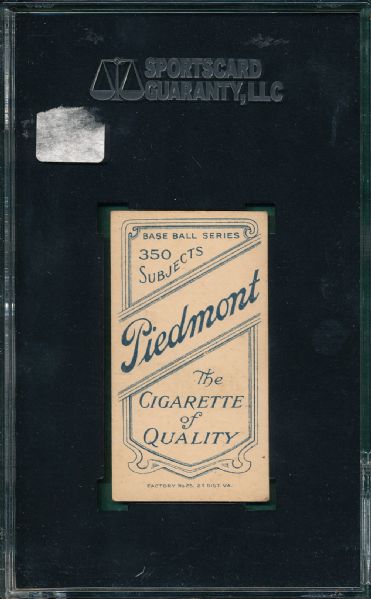 1909-1911 T206 McLean Piedmont Cigarettes SGC 60