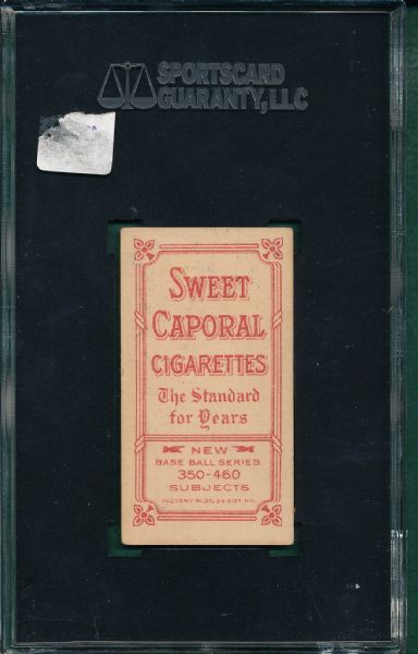 1909-1911 T206 Oldring, Batting, Sweet Caporal Cigarettes SGC 50