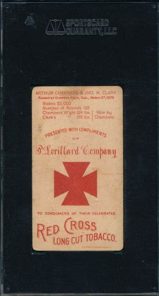 1893 N266 Chambers/Clark Red Cross Tobacco SGC 30