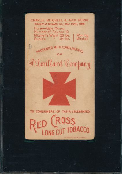 1893 N266 Mitchell/Burke Red Cross Tobacco SGC 20 *Presents Better*