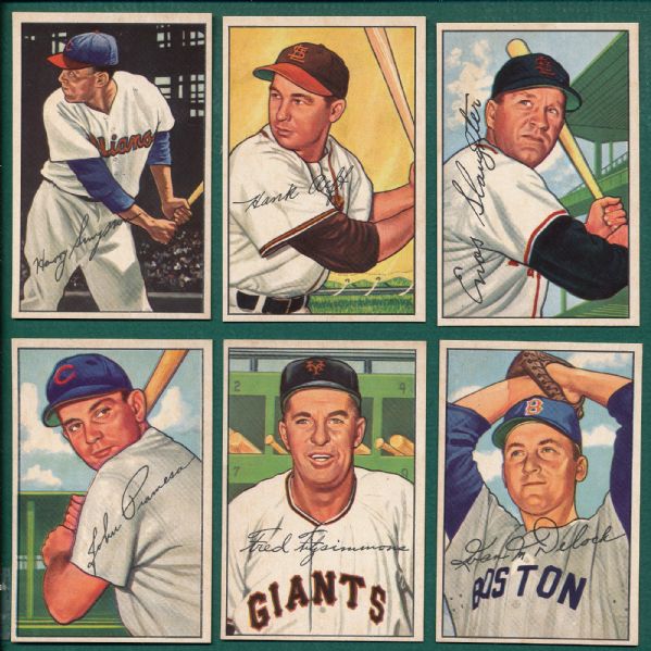 1952 Bowman Lot of (14) W/ Slaughter